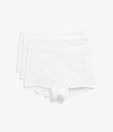 Boxertrosor i bomull 3-pack | Vit | Dam | Kappahl