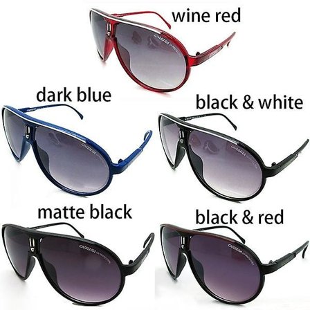 Fashion Retro Solglasögon [blå ram]