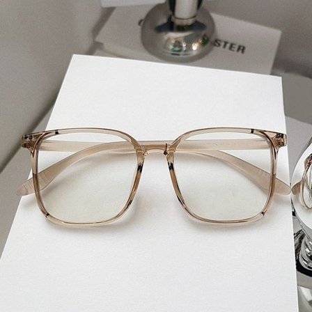 Anti-Blue Light Briller Overdimensjonerte Briller KAFFE