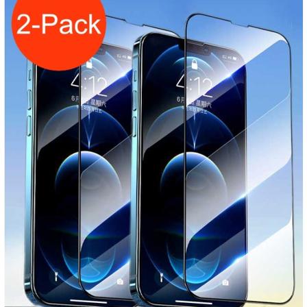 2-pack - iPhone 13 / 13 Pro korkealaatuinen täysi kansi karkaist