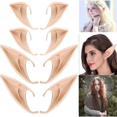 Swkangrd alfeører, alfeører, spidse ører, latexører, alfeører til anime KLB