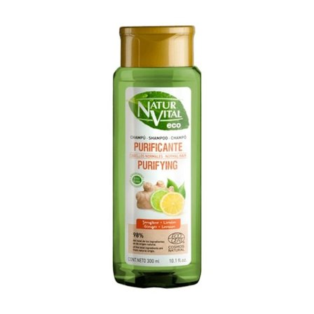 NATURVITAL - Rensende ingefær og citron shampoo 300 ml