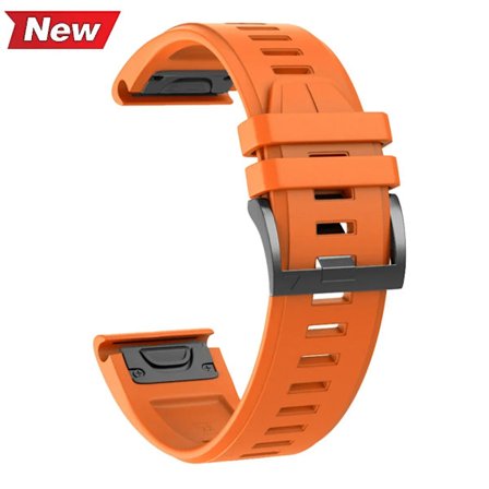 22 26mm Silikon Armband för Garmin Fenix 7 7X 8 E 6X 6 Pro 5 5X Plus Epix Gen2 Enduro 3 Instinct 3 Solar Snabbfäste
