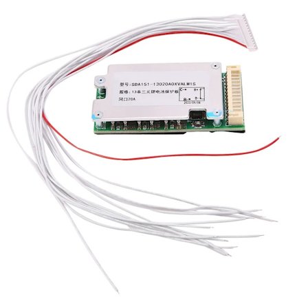/EA/- Litiumbatteriskyddskort Sda151 13s 48v 20a Elcykelbatteri Bms-kort Ebike Batt Som Visas