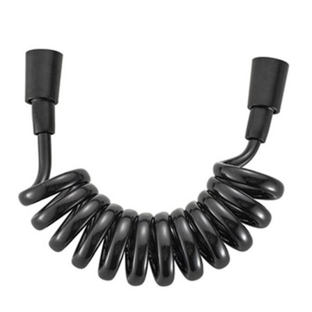 Universal Dusch slang med fjäder, flexibel teleskopisk duschslang, 4-punktsanslutning [DB]