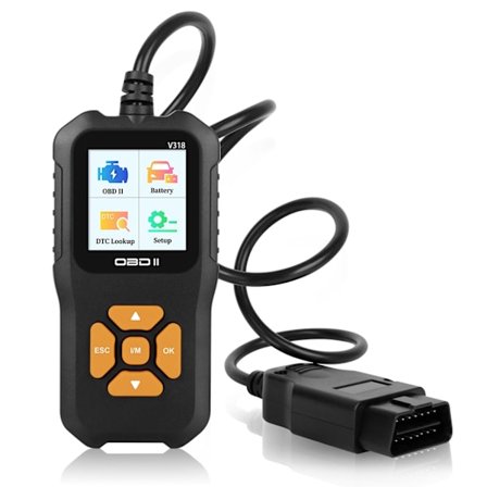 Universal V318 OBD2 Scanner Diagnostisk Bil Kontrollera Motor Fel Felkodläsare Batteritestare för Att Läsa Bilinformation