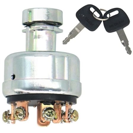 4186743 4186745 Tændingslås med 2 nøgler til EX160WD EX200 Gravemaskine Skovl Låsecylinder