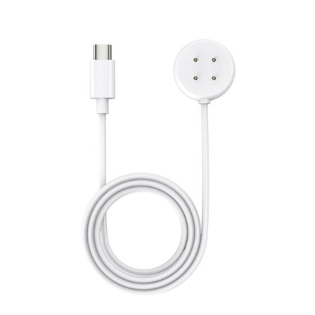 Magnetisk ladestasjon med USB-ladekabel for Pixel Watch 2 - Hvit - Type C