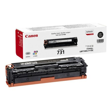 CANON Toner, 731 BK, svart, singelförpackning, 6272B002 - Lyreco - Toner och bläck - Tonerkassetter - Toner Canon