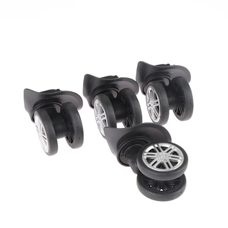 2 par kuffert Bagage Universal Wheels Trolley kuffert Reparationsdele