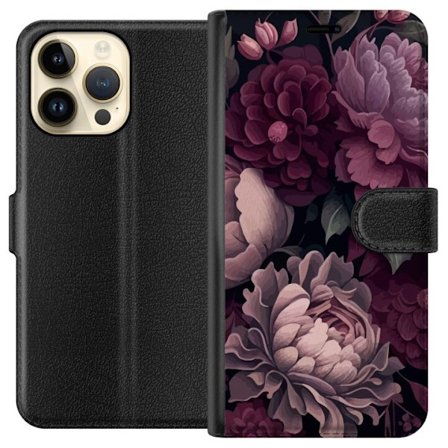 Yhteensopiva Lompakkokotelo Apple Apple iPhone 15 Pro Max Blommor