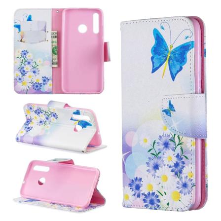 Plånboksfodral Huawei P Smart 2019 - Fjärilar Och Blommor