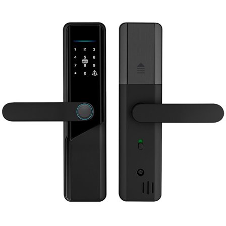 Elektronisk lås A1 Tuya WiFi Fingeraftryk Smart Dørlås Dynamisk Adgangskode NFC