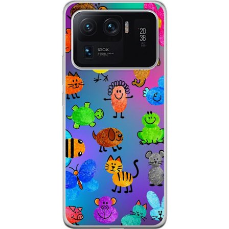 Kompatibel Mobilcover til Xiaomi Mi 11 Ultra Little Scribble Friends