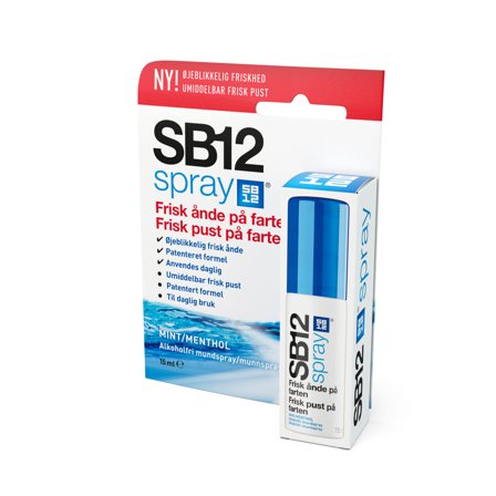 SB12 munnspray mint/mentol 15 ml