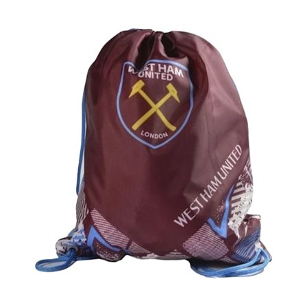West Ham United FC Vector Gym Dragskoväska One Size Claret/Bl