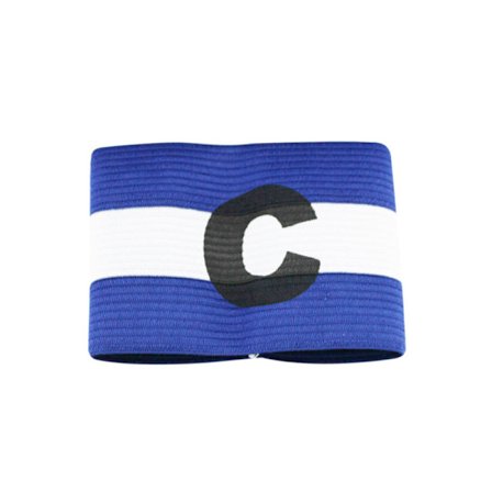 (blå) fotbollskaptensbindel
