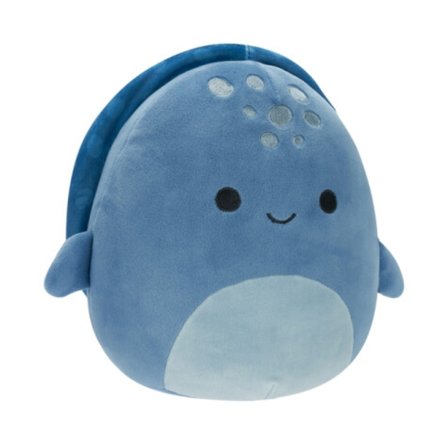 Squishmallows Truman, sininen merinahkakilpikonna, 19 cm