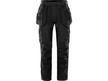 FRISTADS Hantverksbyxa 2596 Svart Herr C62 - Lyreco - Arbetskläder - Arbetsbyxor och shorts - Hantverksbyxor