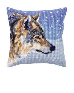 Broderipakke Pute Ulv - Collection D'Art