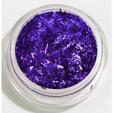 Nagelglitter - Stripes - Blå - 8ml - Glitter