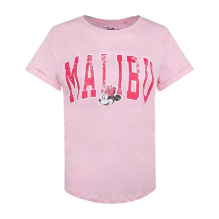 Disney Dam/dam Malibu Minnie Mouse T-shirt M Ljusrosa