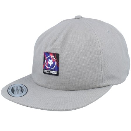 Fox - Black snapback Czapka Z Daszkiem - Energy Hatstl Grey Strapback @ Hatstore