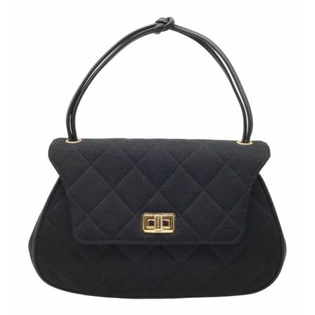 Chanel Vintage Shoulder Tass , Zwart , Dames , Maat: ONE Size Vintage Tassen