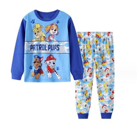 PAW Patrol Pyjamas Set Barn långärmade byxor Set Sovkläder ljusblå