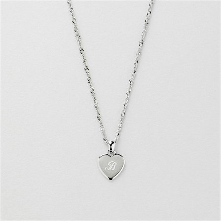 Tuva Heart Necklace Engraving