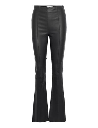 Floral Bootcut Pant Leather Black REMAIN Birger Christensen