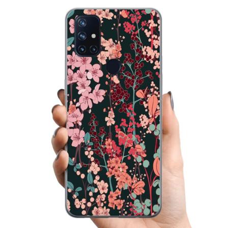 OnePlus Nord N10 5G TPU Matkapuhelimen kuori Kukat