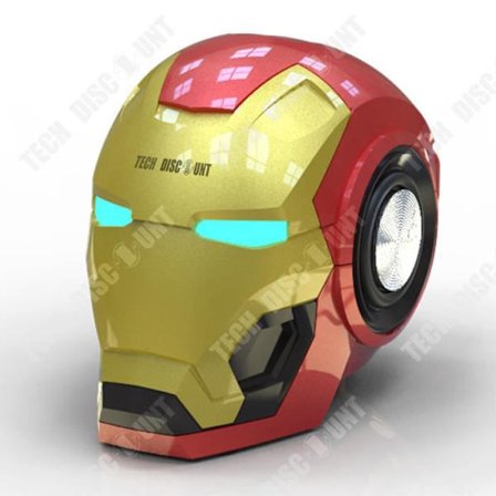 Bluetooth-högtalare - TD - Iron Man - Trådlös - Radio - Dammtålig