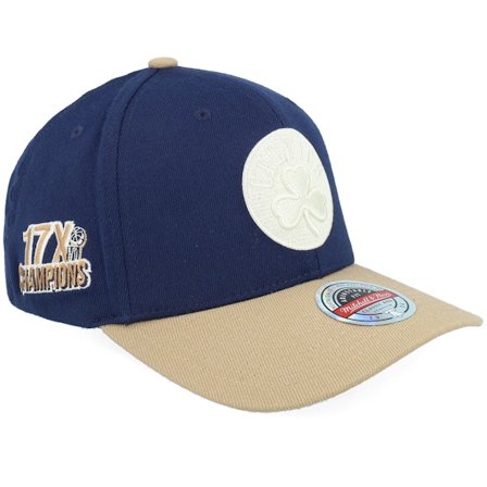 Mitchell & Ness - Azul adjustable Gorra - Boston Celtics Sand Storm Classic Red Navy/Sand Adjustable @ Hatstore
