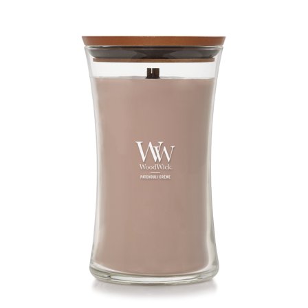 Woodwick Hourglass Candles Patchouli Créme 609g - Candela Profumata
