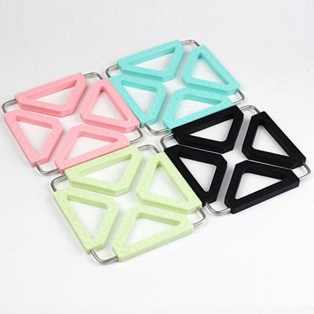 Underlag, utvidbar varmebestandig silikon plassmatte kjøkken