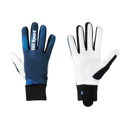 Lillsport Solid Unisex ski gloves Blue 6