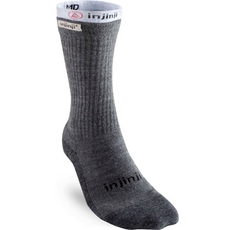 Injinji Men's Liner + Hiker Crew Men hiking socks Grey 37-44