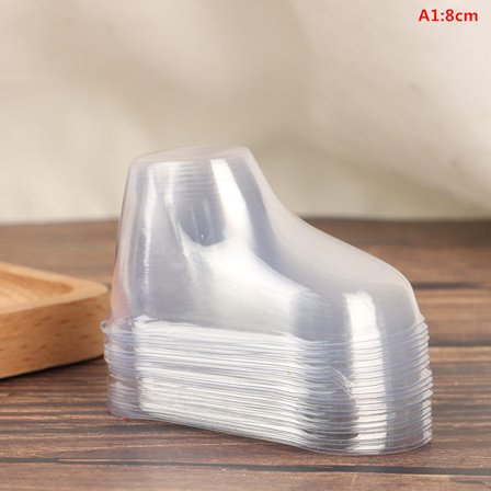 20st klar plast baby Display Baby tossor Skor strumpor