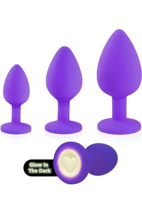 Heart Light Silicone Anal Training Kit - Woome.pl