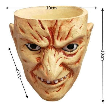 Clown Face Flower Pot Skräckfilm Plant Pots 4 4