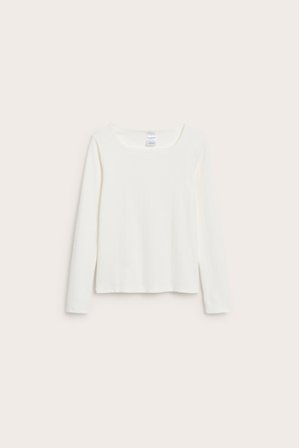 Kappahl | Langermet pyjamastopp | Offwhite
