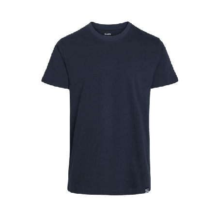 Mads Nørgaard Fine Jersey Thor Tee FAV T-shirts Herr Blå L