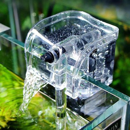 Filterpumpe 3-i-1 oksygentilførselrenser for akvarievann