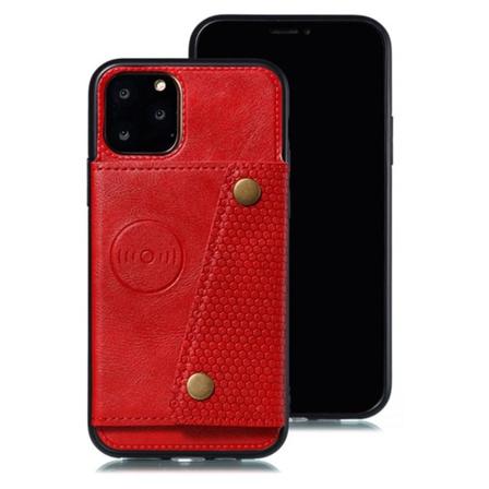 Tänkt Skal med Korthållare - iPhone 13 Pro Max Röd