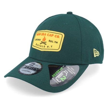 New Era - Grün Adjustable Cap - Repreve 9FORTY Dark Green Adjustable @ Hatstore
