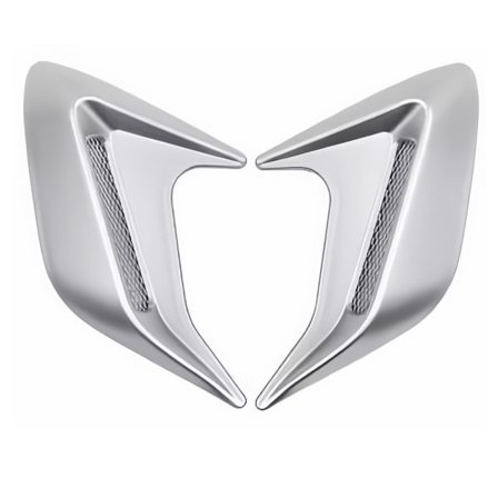 Auton ulkopuolen ABS-tuuletusaukon tarrat, liimakoristeellinen verhoilu, nopea asennus, ulkokoristetarra automalliin