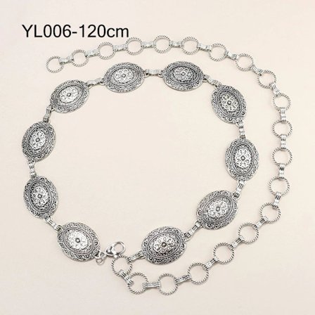 Säädettävä vyötäröketju Vyö Koristeltu vyötärövyö YL006-120CM YL006-120cm