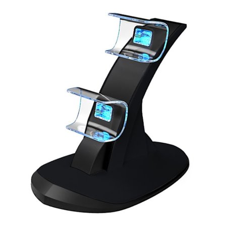 PS5 Laddningsstation - Laddningskontroll / Handkontroll Playstation Svart