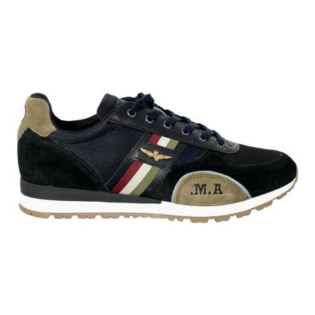 Aeronautica Militare, Running Sneakers Zwart, Heren, Maat:43 EU